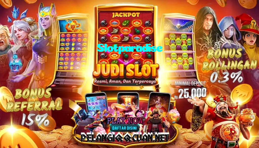 Slotparadise casino presented on mobile device in Pakistan with slots and live games